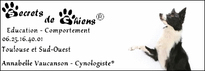 SECRETS DE CHIENS Annabelle Vaucanson, Cynologiste*