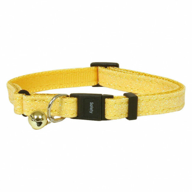 Collier Pour Chat Brillant Avec Ouverture De Securite