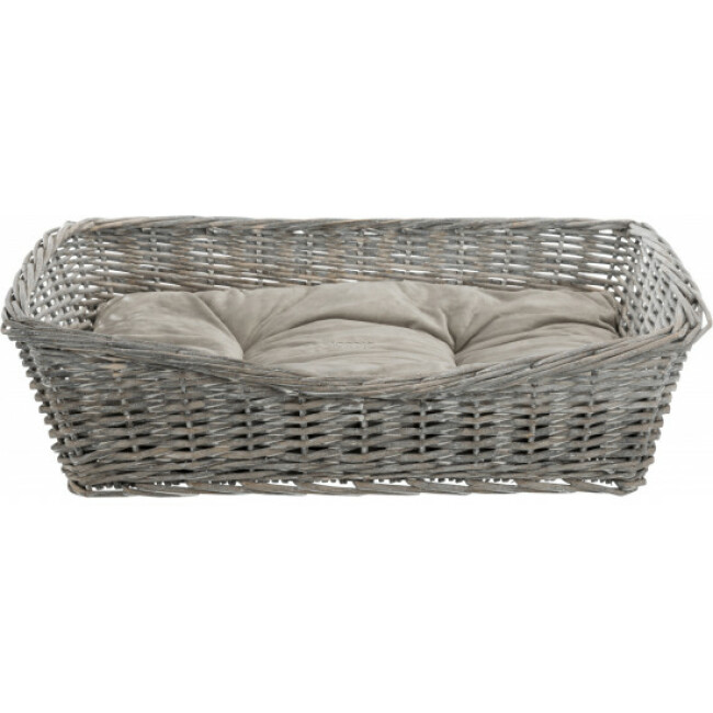 Panier Pour Chien En Osier Avec Coussin Be Nordic