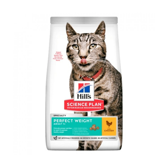 Croquettes Hill S Science Plan Adult Perfect Weight Poulet Pour Chat