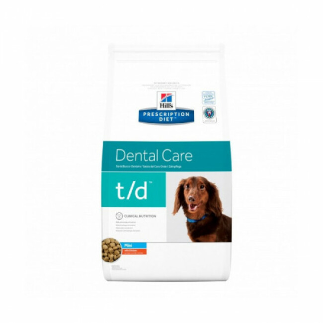 Croquettes Prescription Diet Canine T/D pour chien Hill's